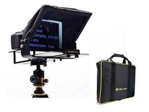 Glide Gear TMP100 Adjustable iPad/ Tablet/ Smartphone Teleprompter Beam Splitter 70/30 Glass w/ Carry Case No Plastic All Metal / No Assembly Required Glide Gear TMP100 Adjustable iPad/ Tablet/ Smartphone Teleprompter Beam Splitter 70/30 Glass w/ Carry Case No Plastic All Metal / No Assembly Required