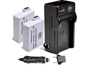 bm premium 2-pack of lp-e8 batteries and battery charger for canon eos rebel t2i, t3i, t4i, t5i, eos 550d, eos 600d, eos 650d,