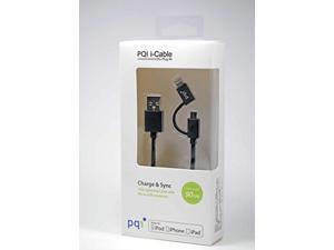 pqi i-cable du-plug 90 for apple usb-lightning cable with micro-usb connector