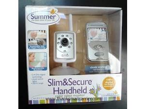 slim&secure handheld color video monitor - silver