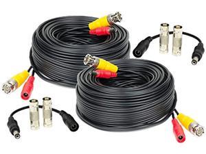 amcrest security camera cable 60ft bnc cable, camera wire cctv, premade allinone video and power cable for security camera 960h, hdcvi camera, dvr, 2pack scablehd60b2pack amcrest security camera cable 60ft bnc cable, camera wire cctv, premade allinone video and power cable for security camera 960h, hdcvi camera, dvr, 2pack scablehd60b2pack