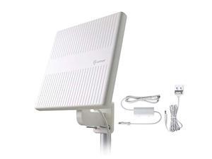 outdoor tv antenna, antop 360 omnidirectional reception hdtv antenna 65 miles with built-in 4g lte filter and smartpass amplifi outdoor tv antenna, antop 360 omnidirectional reception hdtv antenna 65 miles with built-in 4g lte filter and smartpass amplifi