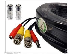 black, 25ft wennow all-in-one pre-made bnc video and power extension bnc male to male cable with 2 free bnc coupler connectors black, 25ft wennow all-in-one pre-made bnc video and power extension bnc male to male cable with 2 free bnc coupler connectors