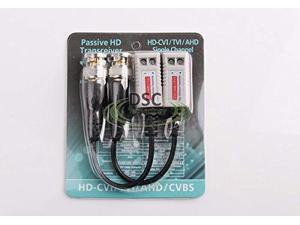 (12) pieces of 1 channel passive cctv camera bnc video balun transceiver for security camera system - bnc to utp cat5 2000ft tr