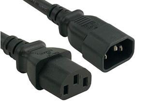 cablelera ac extension power cord, iec320 c13 to iec320 c14, 6', 16 awg, 10a 250v(zwaccdal-06) cablelera ac extension power cord, iec320 c13 to iec320 c14, 6', 16 awg, 10a 250v(zwaccdal-06)