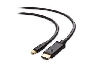 cable matters mini displayport to hdtv cable in black 25 feet - thunderbolt and thunderbolt 2 port compatible