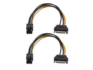 cable matters 2-pack 6 pin to sata power cable (sata to 6 pin pcie) - 8 inches cable matters 2-pack 6 pin to sata power cable (sata to 6 pin pcie) - 8 inches