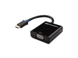 cable matters mini hdmi to vga adapter (mini hdmi to vga converter) in black cable matters mini hdmi to vga adapter (mini hdmi to vga converter) in black
