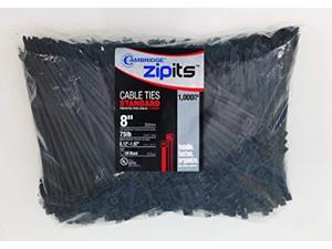 White 100pcs Network Nylon Plastic Cable Wire Zip Tie Cord Strap 8*1.4inch New 
