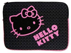 hello kitty kt4311bp 9-11" notebook sleeve (black) (kt4311bp)
