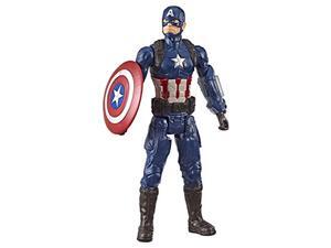 avengers marvel endgame titan hero series captain america 12"-scale super hero action figure toy with titan hero power fx port