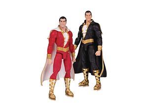 dc collectibles essential: shazam & black adam action figure dc collectibles essential: shazam & black adam action figure