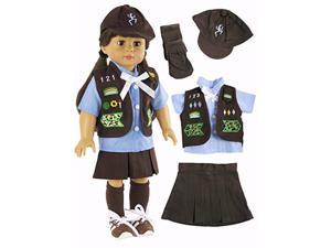 girl scout brownie outfit fits 18 inch doll