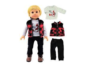 outdoorsy boy outfit 3pc 18-inch dolls fits 18-inch american dolls and more outdoorsy boy outfit 3pc 18-inch dolls fits 18-inch american dolls and more