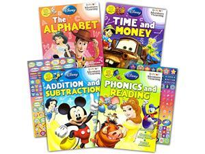 disney workbooks super set kindergarten first grade -- 4 workbooks with reward stickers (disney alphabet writing, reading, addi disney workbooks super set kindergarten first grade -- 4 workbooks with reward stickers (disney alphabet writing, reading, addi