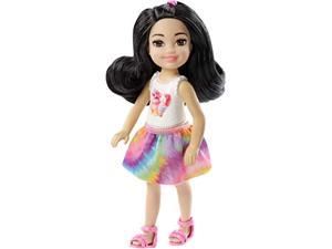 barbie club chelsea doll, black hair