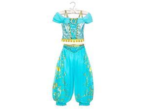 disney jasmine costume for kids - aladdin size 7/8 multi disney jasmine costume for kids - aladdin size 7/8 multi
