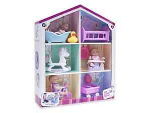 jc toys lots to love babies - with 3 5" vinyl dolls, 6 accessories, & reusable box playhouse gift set jc toys lots to love babies - with 3 5" vinyl dolls, 6 accessories, & reusable box playhouse gift set