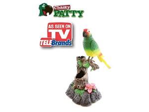 chatty patty - electronic talking repeating parrot parakeet bird - as seen on tv chatty patty - electronic talking repeating parrot parakeet bird - as seen on tv