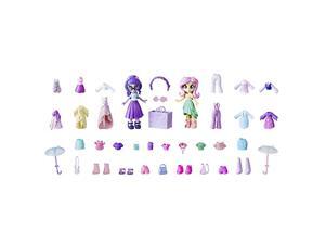 my little pony equestria girls fashion squad fluttershy & twilight sparkle mini doll set with 40+ accessories; 2 dolls with lot my little pony equestria girls fashion squad fluttershy & twilight sparkle mini doll set with 40+ accessories; 2 dolls with lot