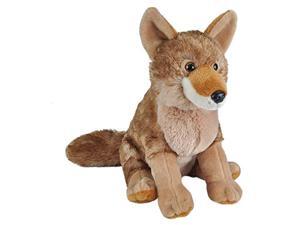wild republic coyote plush, stuffed animal, plush toy, gifts for kids, cuddlekins 12 inches