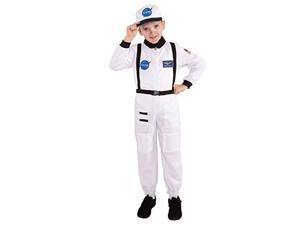 kids astronaut costume childs spaceman uniform space dress up - medium (age 7-9) kids astronaut costume childs spaceman uniform space dress up - medium (age 7-9)