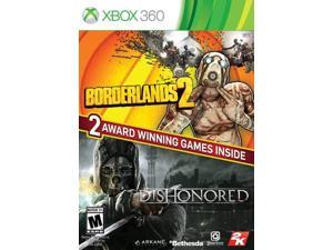 the borderlands 2 & dishonored bundle - xbox 360