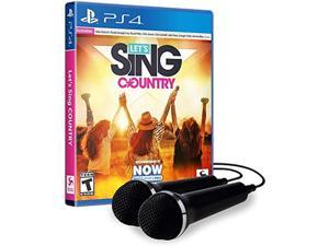 let's sing country - playstation 4 2-mic bundle edition