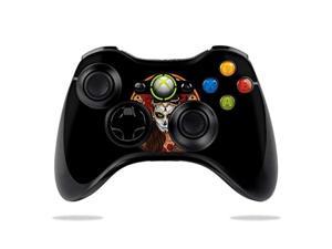 mightyskins skin compatible with microsoft xbox 360 controller - dia de muertos | protective, durable, and unique vinyl decal w