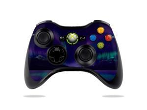mightyskins skin compatible with microsoft xbox 360 controller - aurora borealis | protective, durable, and unique vinyl decal