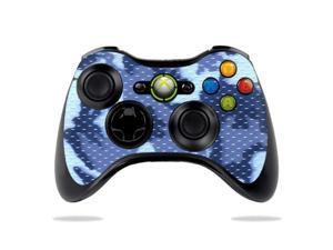 protective vinyl skin decal skin compatible with microsoft xbox 360 controller wrap sticker skins blue camo
