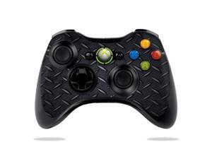 protective vinyl skin decal skin compatible with microsoft xbox 360 controller wrap sticker skins black diamond plate