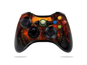 protective vinyl skin decal skin compatible with microsoft xbox 360 controller wrap sticker skins hell