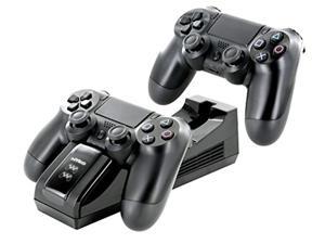 nyko charge base - playstation 4 with a modern and simple drop and charge design, dual patented dongle charging port, includes nyko charge base - playstation 4 with a modern and simple drop and charge design, dual patented dongle charging port, includes
