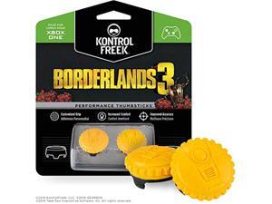 kontrolfreek borderlands 3 claptrap performance thumbsticks for xbox one | 2 mid-rise convex thumbsticks | yellow kontrolfreek borderlands 3 claptrap performance thumbsticks for xbox one | 2 mid-rise convex thumbsticks | yellow