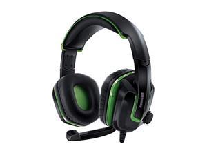 dreamgear grx-440 wired headset for xbox one - black/green