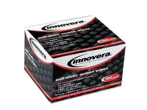 innovera screen cleaning wipes, alcohol-free, cloth, 6 1/4 x 4 3/4, white, 100/pack innovera screen cleaning wipes, alcohol-free, cloth, 6 1/4 x 4 3/4, white, 100/pack