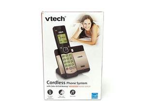 vtech dect 6.0 expandalbe cordless phone system w/ caller id rose gold cs5119-13