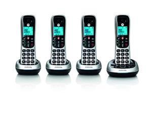 motorola cd4014 digital cordless phone with answering machine with 4 handsets motorola cd4014 digital cordless phone with answering machine with 4 handsets
