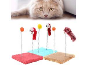 New Cat Toy Funny Cat Tree Jumping Platform with Spring Durable and Comfortable Mouse Ball Toy New Cat Toy Funny Cat Tree Jumping Platform with Spring Durable and Comfortable Mouse Ball Toy