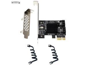 2 Ports SATA Card PCIE/PCI-E SATA Controller PCI Express to SATA 3.0 6Gb Expansion Adapter Marvell 88SE9125 Chip with SATA Cable