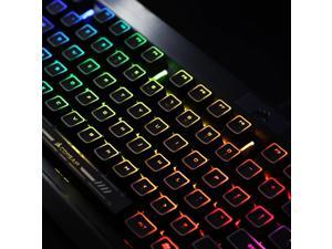 1 set black hole coating backlit keycap for Corsair Razer Cherry ROG mechanical keyboard SWS keycaps for 1% player