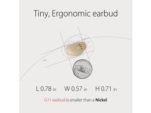GoNovate G11 Bluetooth Earpiece Wireless Earbud Mini Invisible Headphone, 6 Hrs Playtime Magnetic USB Charger Smallest Headset Single Car Earphone with Mic for iPhone Samsung Galaxy (Beige-1 Piece) GoNovate G11 Bluetooth Earpiece Wireless Earbud Mini Invisible Headphone, 6 Hrs Playtime Magnetic USB Charger Smallest Headset Single Car Earphone with Mic for iPhone Samsung Galaxy (Beige-1 Piece)