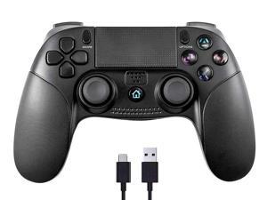Wireless Games Controller for PS4, AIMOS Remote Pro Controller for Playstation 4/Pro/Slim/PC(7/8/8.1/10) Support 6 Axis Sensing and Dual Vibration, with Audio Function, Anti-Slip and 3.5mm - Black Wireless Games Controller for PS4, AIMOS Remote Pro Controller for Playstation 4/Pro/Slim/PC(7/8/8.1/10) Support 6 Axis Sensing and Dual Vibration, with Audio Function, Anti-Slip and 3.5mm - Black
