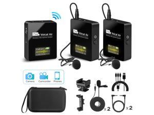 Pixel UHF Wireless Lavalier Microphone System with 1 Receiver, 2 Transmitters, and 2 Lapel Microphones Compatible with Camera,Smartphones,DSLR,and Video Cameras,Mobile Devices YouTube Facebook Live Pixel UHF Wireless Lavalier Microphone System with 1 Receiver, 2 Transmitters, and 2 Lapel Microphones Compatible with Camera,Smartphones,DSLR,and Video Cameras,Mobile Devices YouTube Facebook Live
