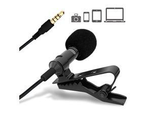 Ultimate Lavalier Microphone for Bloggers and Vloggers Lapel Mic Clip-on Omnidirectional Condenser for iPhone Ipad Samsung Android Windows Smartphones Ultimate Lavalier Microphone for Bloggers and Vloggers Lapel Mic Clip-on Omnidirectional Condenser for iPhone Ipad Samsung Android Windows Smartphones
