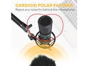 USB Microphone with One-Touch Mute and Mic Gain Knob MAONO AU-PM421 Professional Cardioid Condenser Podcast Mic for Online Teaching, Meeting, Livestreaming, Gaming, Broadcasting USB Microphone with One-Touch Mute and Mic Gain Knob MAONO AU-PM421 Professional Cardioid Condenser Podcast Mic for Online Teaching, Meeting, Livestreaming, Gaming, Broadcasting