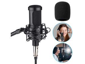 Aokeo AK-60 Professional Condenser Microphone, Music Studio MIC Podcast Recording Microphone Kit with Stand Shock Mount for PC Laptop Computer Broadcasting YouTube Vlogging Skype Chatting Gaming Aokeo AK-60 Professional Condenser Microphone, Music Studio MIC Podcast Recording Microphone Kit with Stand Shock Mount for PC Laptop Computer Broadcasting YouTube Vlogging Skype Chatting Gaming