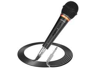 Hotec Premium Vocal Dynamic Handheld Microphone with 19ft Detachable XLR Cable and ON/Off Switch (Metal Black) (H-W07) Hotec Premium Vocal Dynamic Handheld Microphone with 19ft Detachable XLR Cable and ON/Off Switch (Metal Black) (H-W07)