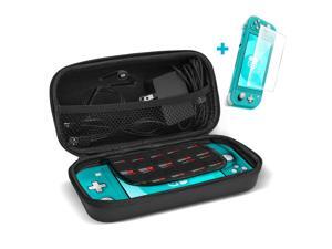 ProCase Carrying Case for Nintendo Switch Lite with Screen Protector, Portable Travel Carry Case Hard Shell 2 in 1 Accessories Kit for Nintendo Switch Lite 2019 with 10 Game Cartridges -Black ProCase Carrying Case for Nintendo Switch Lite with Screen Protector, Portable Travel Carry Case Hard Shell 2 in 1 Accessories Kit for Nintendo Switch Lite 2019 with 10 Game Cartridges -Black